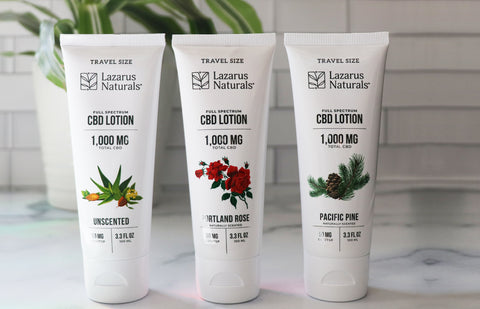 New Lotions inspired by the Northwest with 50mg of CBD per tsp