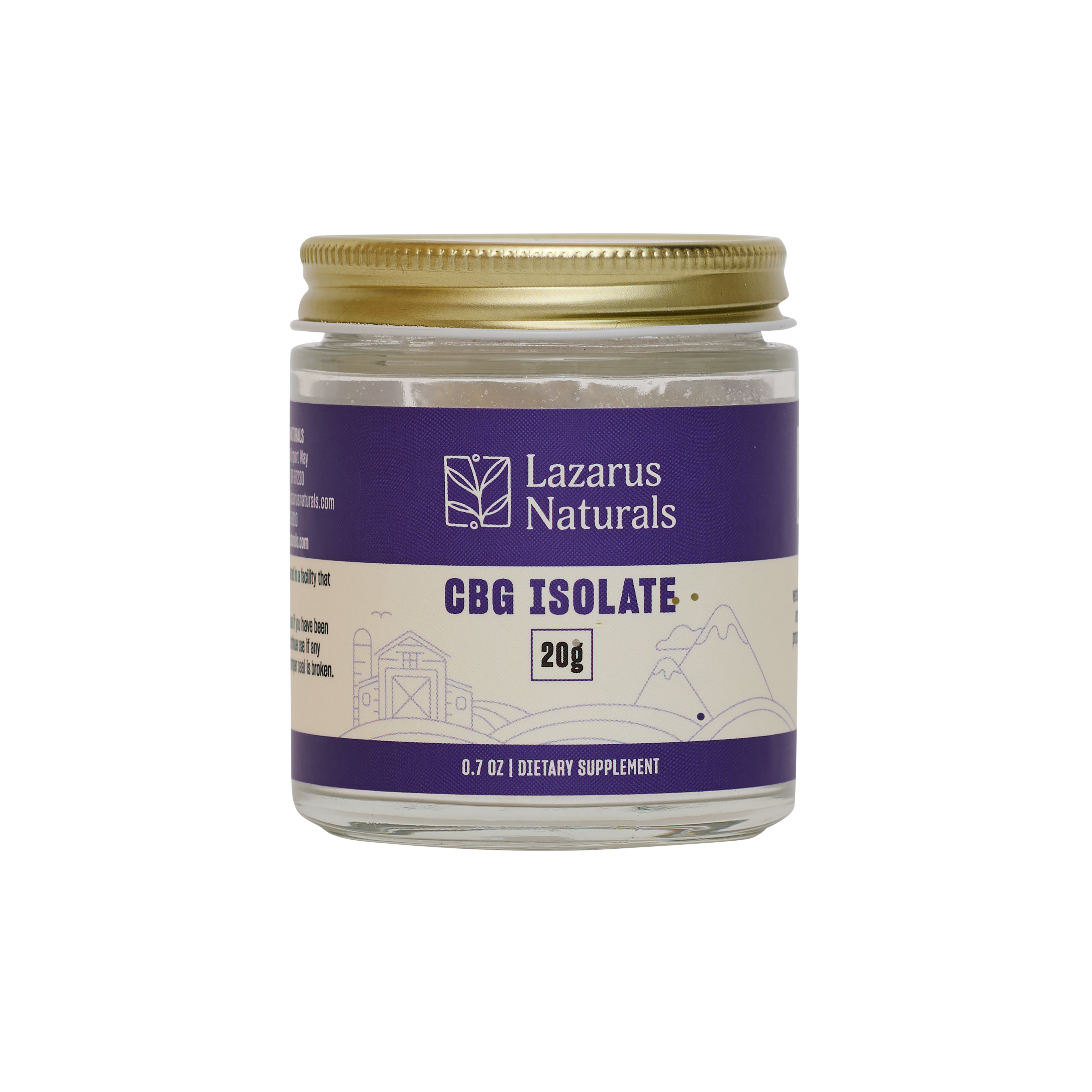 Lazarus Naturals – Immune Support CBG Isolate | 1,000mg/g
