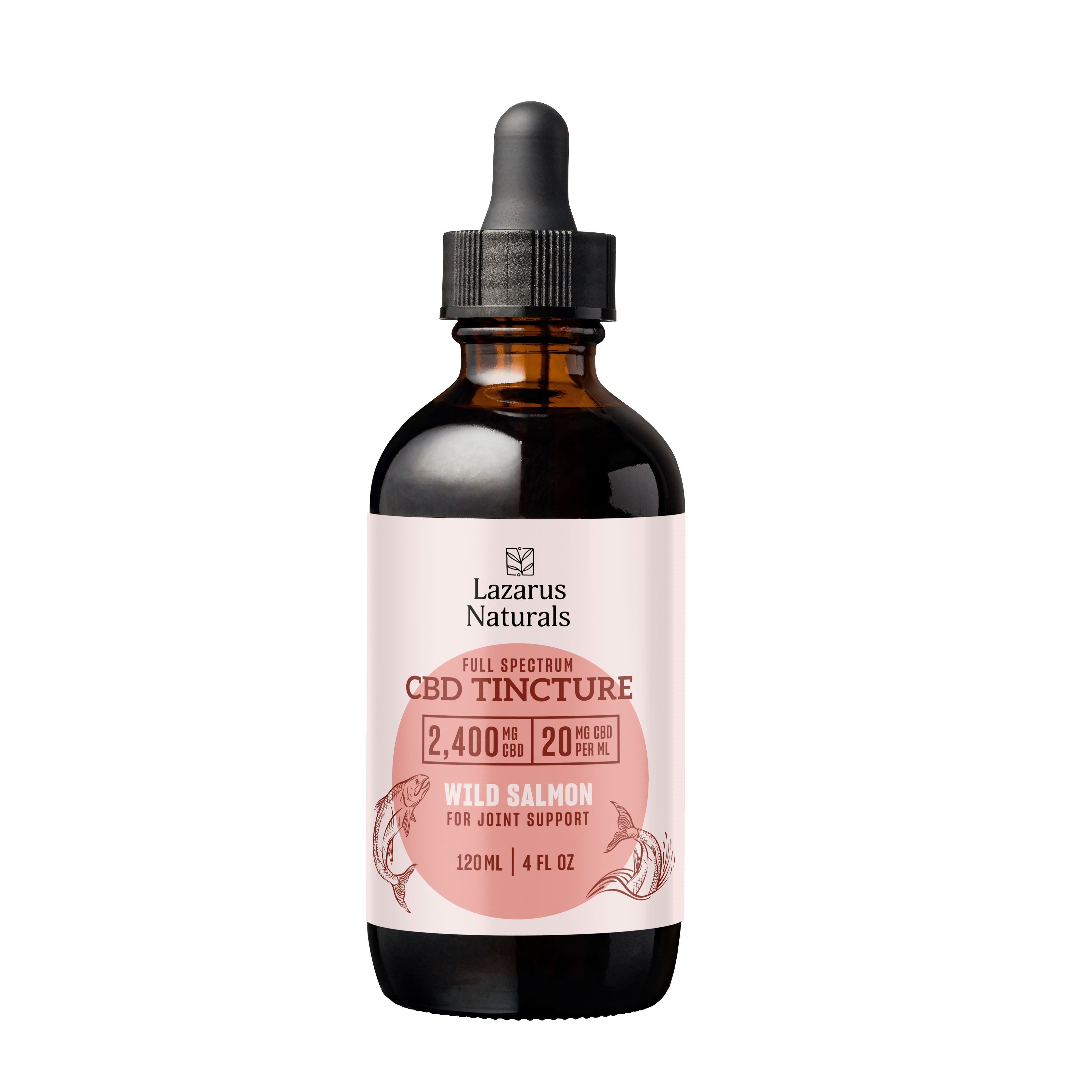 Lazarus Naturals – Pet CBD Oil Tincture | 20mg Salmon