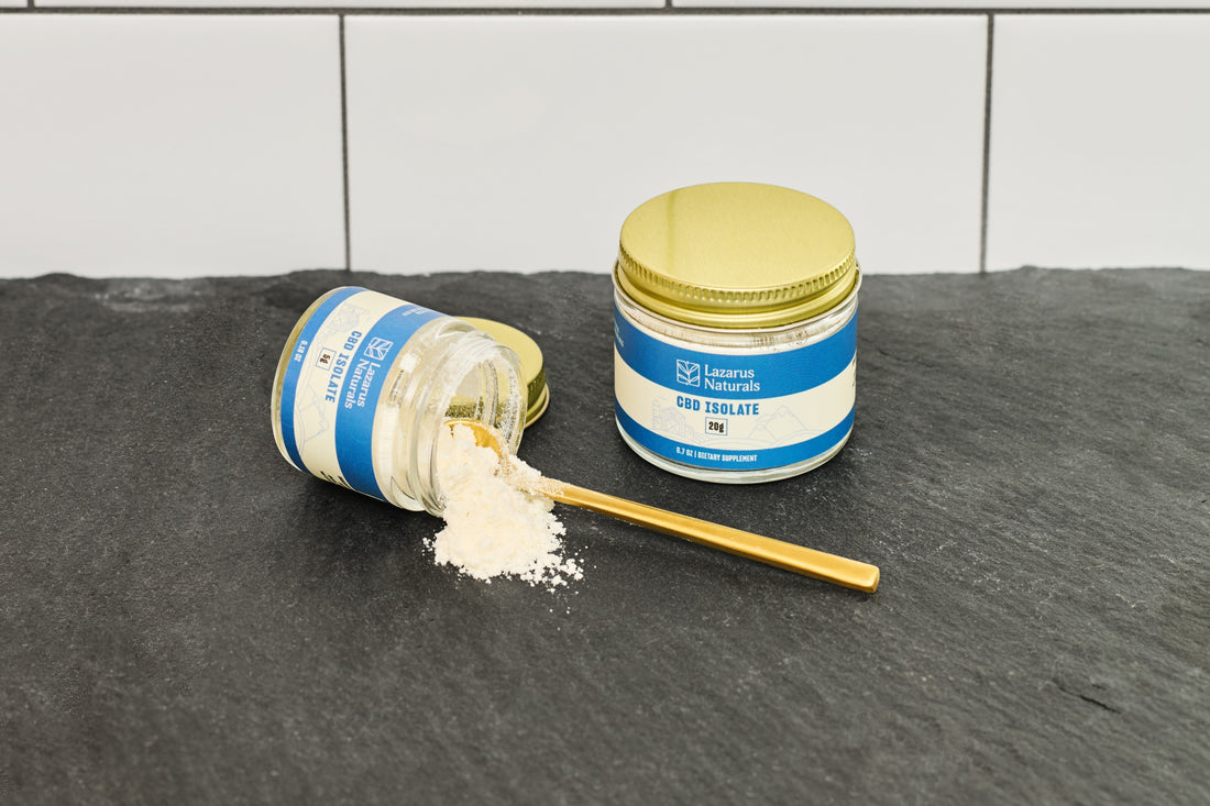 How to measure and use CBD & CBG isolate powder – Lazarus Naturals