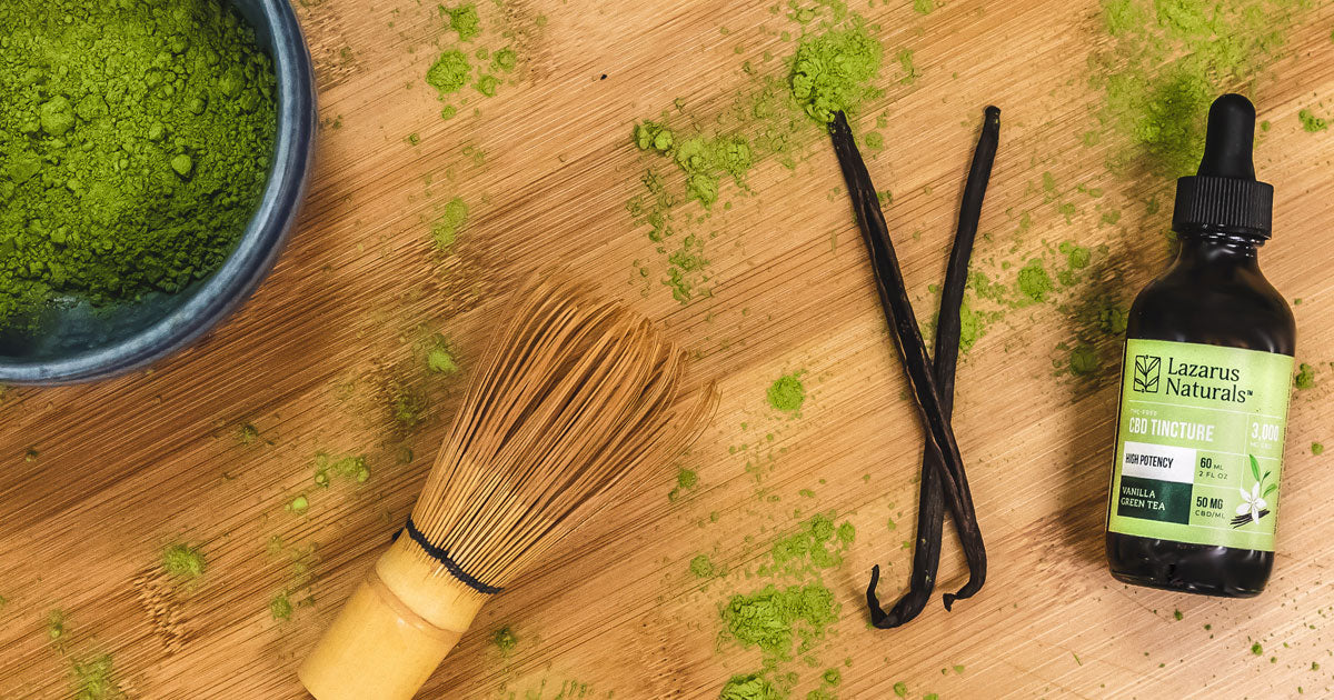 Lazarus Naturals Releases Vanilla Green Tea Tincture