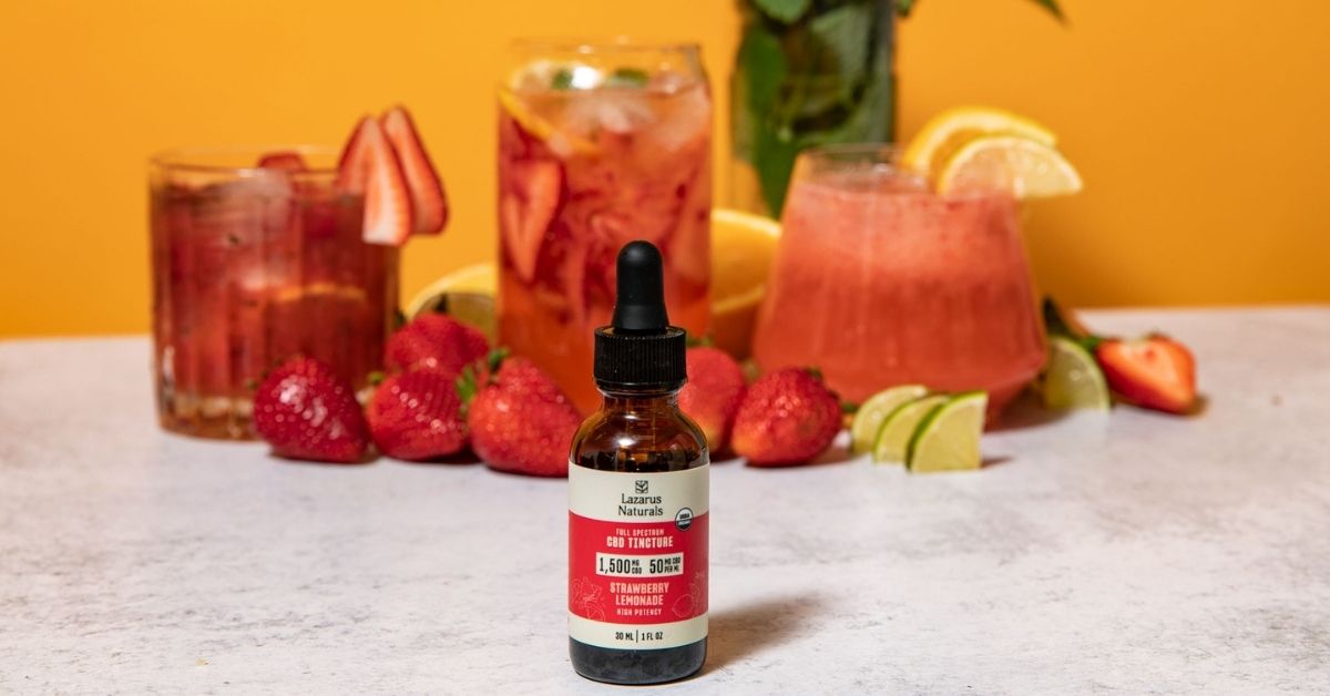 CBD Strawberry Lemonade Cocktail Recipes