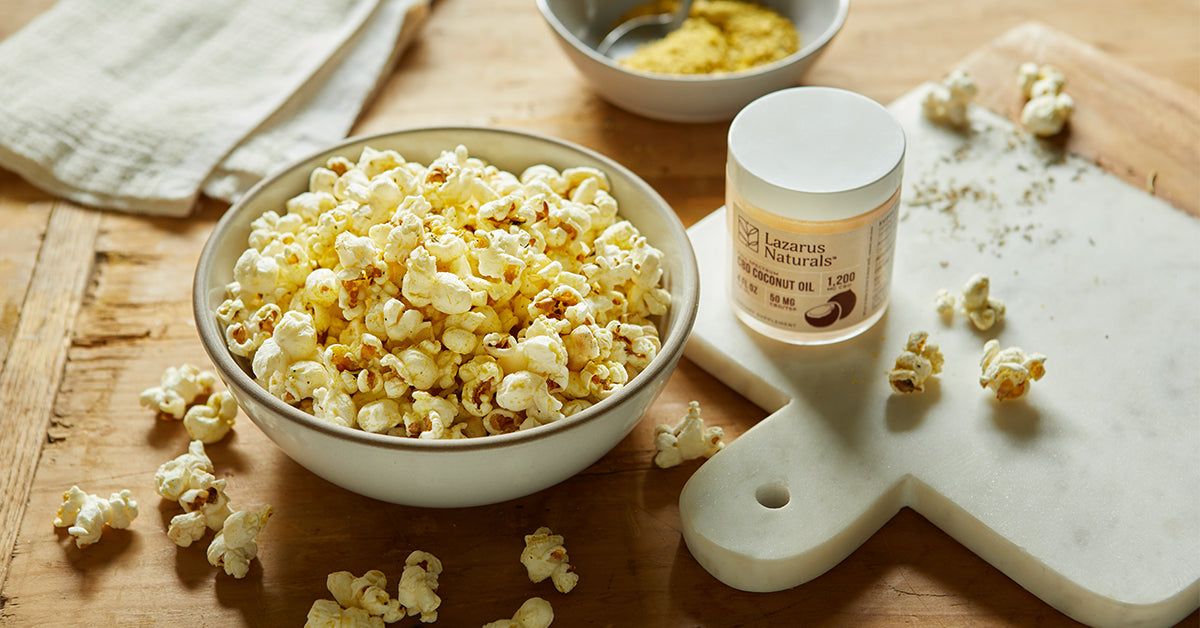 Cheesy CBD Popcorn