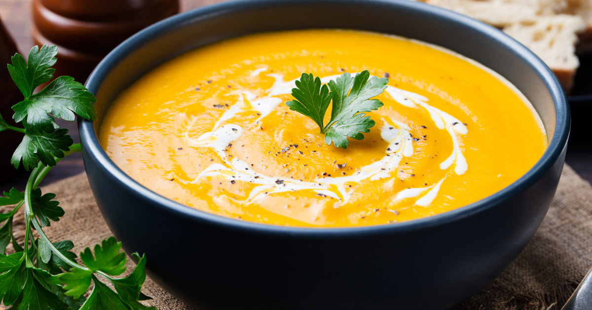 Creamy Turmeric-Cauliflower Soup