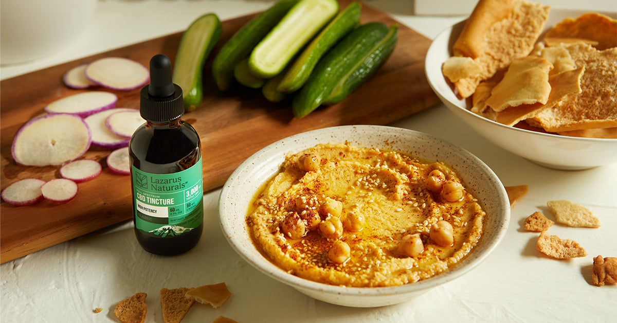 CBD Sweet Potato Hummus