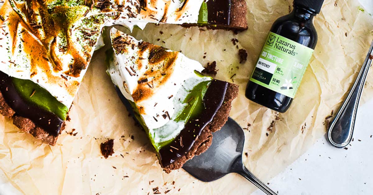 How To Make CBD Matcha Ganache Tart