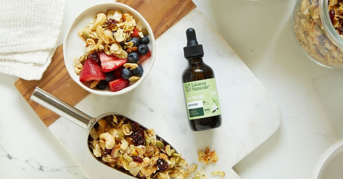 How to Make Vanilla Green Tea CBD Granola