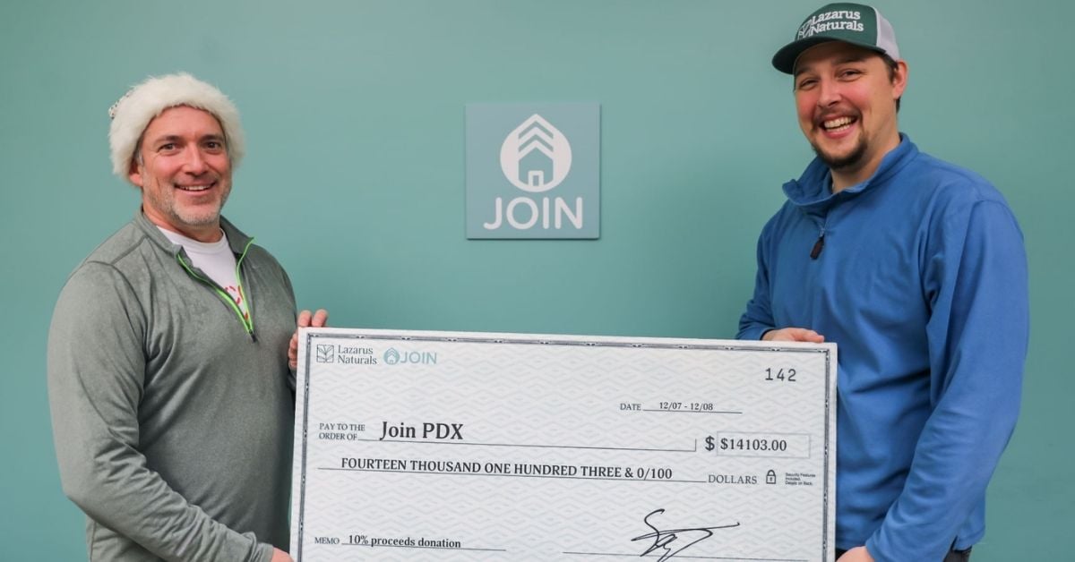 Lazarus Naturals Gives Back To JOIN