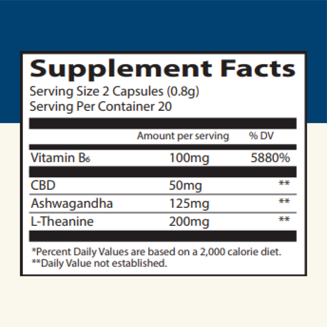 CBD CAPSULES, CALM