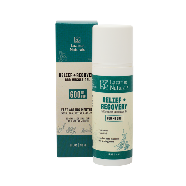 CBD MUSCLE GEL, RELIEF + RECOVERY