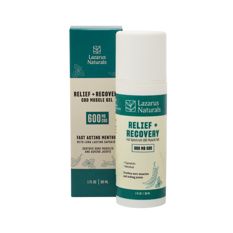 CBD MUSCLE GEL, RELIEF + RECOVERY