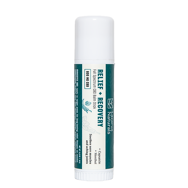 CBD BALM STICK, RELIEF + RECOVERY