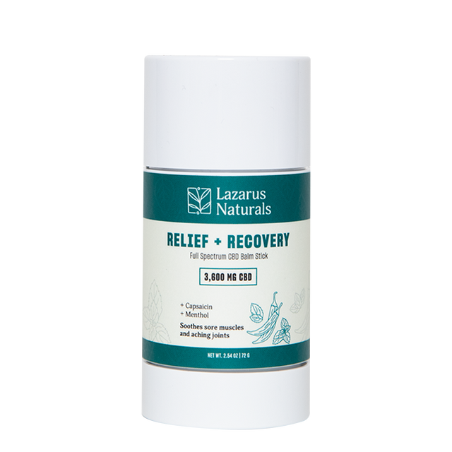 CBD BALM STICK, RELIEF + RECOVERY
