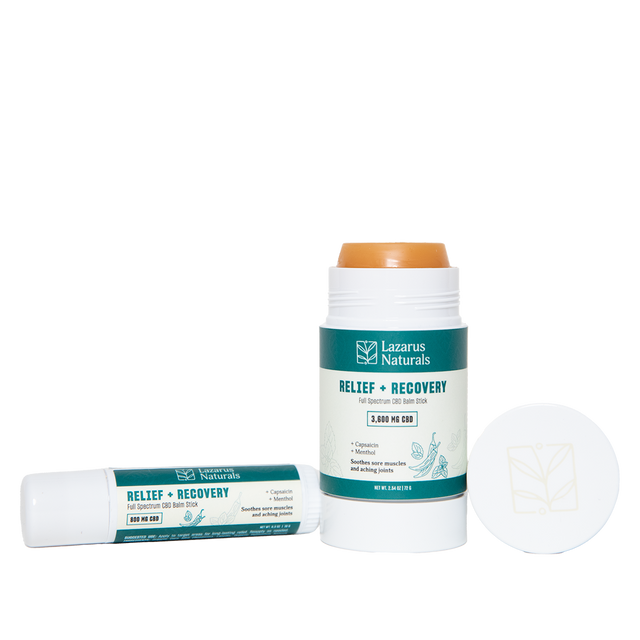 CBD BALM STICK, RELIEF + RECOVERY