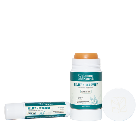 CBD BALM STICK, RELIEF + RECOVERY