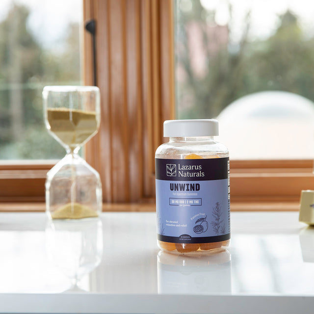 Lazarus Naturals Unwind CBD + THC Gummies