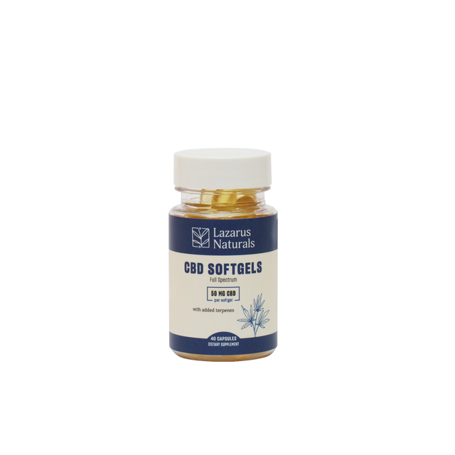 CBD SOFTGELS, 50MG